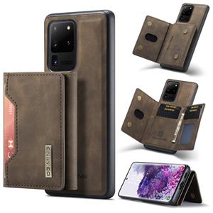 Voor Samsung Galaxy S20 Ultra DG.MING M2 Serie 3-voudige multi-kaarttas + magnetische achterklep schokbestendig geval met portefeuille en houderfuncti