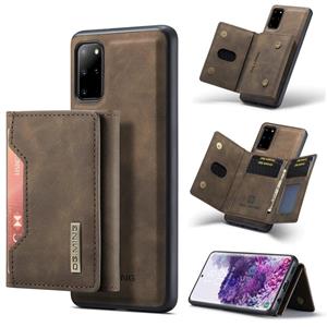 Voor Samsung Galaxy S20 + DG.MING M2 Serie 3-voudige multi-kaarttas + magnetische achterkant schokbestendig geval met portefeuille en houderfunctie