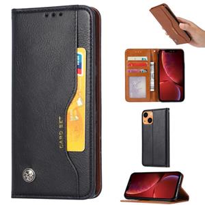 huismerk Kneed Huid Textuur Horizontale Flip Leren Case met Fotolijst & Houder & Kaart Slots & Portemonnee voor iPhone 13 Mini