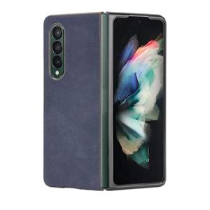 gkk Voor Samsung Galaxy Z Fold3 5G Shockproof Sheep Skin PC + PU + TPU-hoesje