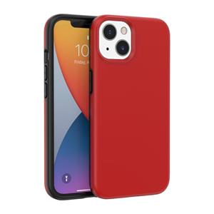 huismerk Rubberen olieoppervlaktelefooncase voor iPhone 13 mini