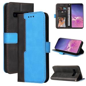 huismerk Voor Samsung Galaxy S10 Business Stitching-Color Horizontale Flip PU Lederen Case met Houder & Card Slots & Fotolijst