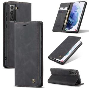 Voor Samsung Galaxy S30 / S21 CaseMe 013 Multifunctionele Horizontale Flip Lederen Case met Holder & Card Slot & Wallet(Zwart)