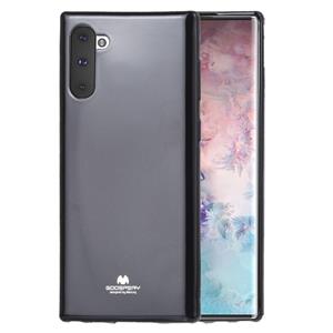 huismerk MERCURY GOOSPERY JELLY TPU schokbestendig en kras geval voor Galaxy Note 10 (zwart)