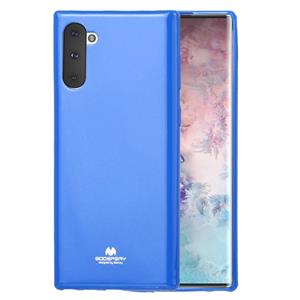 huismerk MERCURY GOOSPERY JELLY TPU schokbestendig en kras geval voor Galaxy Note 10 (blauw)