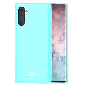 huismerk KWIK GOOSPERY JELLY TPU schokbestendig en kras geval voor Galaxy Note 10 (mintgroen)