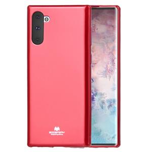 huismerk MERCURY GOOSPERY JELLY TPU schokbestendig en kras geval voor Galaxy Note 10 (rood)