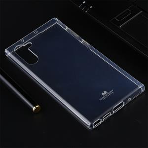 huismerk MERCURY GOOSPERY JELLY TPU schokbestendig en kras geval voor Galaxy Note 10 (transparant)