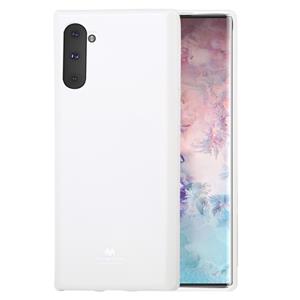 huismerk MERCURY GOOSPERY JELLY TPU schokbestendig en kras geval voor Galaxy Note 10 (wit)