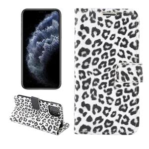 huismerk Leopard Pattern Horizontal Flip PC + PU lederen tas met houder & kaart slots & portemonnee voor iPhone 13 mini