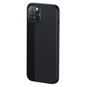 Voor iPhone 12 JOYROOM JR-BP766 Shadow Series TPU Frosted Bump Pattern Shockproof Protective Case(Zwart)