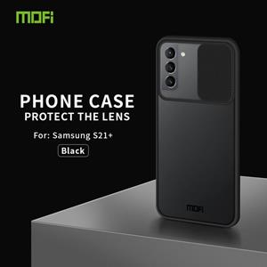 Voor Samsung Galaxy S21 + 5G MOFI Xing Dun Series Translucent Frosted PC + TPU Privacy Anti-glare Shockproof All-inclusive Protective Case (Zwart)