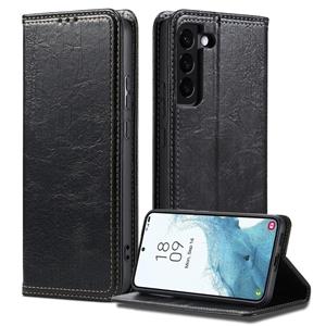 huismerk Voor Samsung Galaxy S22+ 5G vintage schors textuur portemonnee lederen telefoonhoesje