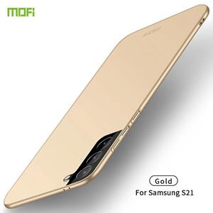 Voor Samsung Galaxy S21 5G MOFI Frosted PC Ultradunne Hard Case (Gold)