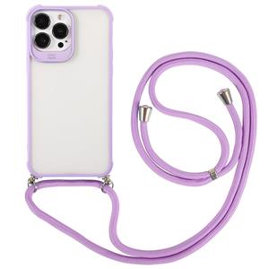 huismerk Macaron kleur telefoon geval met lanyard voor iphone 13