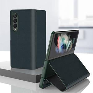 Voor Samsung Galaxy Z Fold3 5G GKK schokbestendige horizontale flip lederen tas met houder