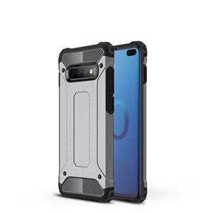 huismerk Magic Armor TPU + PC Combination Case for Galaxy S10+ (Grey)