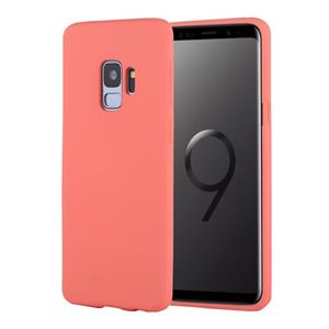 MERCURY GOOSPERY zacht gevoel voor Galaxy S9 TPU Drop-proof zachte beschermende achterste schutblad (Magenta)