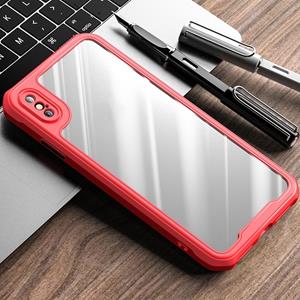 Voor iPhone XS / X iPAKY Dawn Series Airbag Schokvrije TPU Case(Rood)