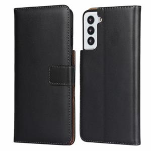 huismerk Effen textuur koeienhuid lederen horizontale flip case met magnetische sluiting & houder & kaart slots & portemonnee voor Samsung Galaxy S21 Plus 5G (