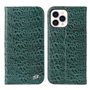 fierreshann Fierre Shann Crocodile Texture Magnetische Horizontale Flip Lederen Case met Houder & Card Slot voor iPhone 13 Pro