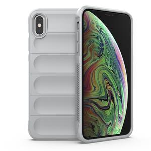 huismerk Magic Shield TPU + flanel telefoonhoes voor iPhone XS Max