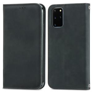 huismerk Voor Samsung Galaxy S20 Plus Retro Skin Feel Business Magnetische Horizontale Flip Lederen Case met Houder & Kaart Slots & Portemonnee & Foto Frame (Z