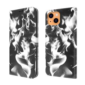 huismerk Cloud Fog Pattern Horizontale Flip Leren Case met Houder & Card Slot & Portemonnee voor iPhone 13 (Zwart)