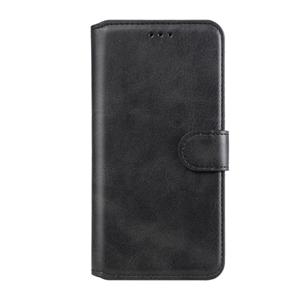 huismerk Voor iPhone 12 Classic Calf Texture PU + TPU Horizontale Flip Lederen case met Holder & Card Slots & Wallet(Zwart)