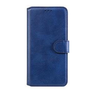 huismerk Voor iPhone 12 Classic Calf Texture PU + TPU Horizontale Flip Lederen case met Holder & Card Slots & Wallet(Blauw)