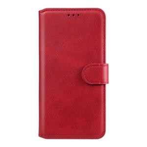 huismerk Voor iPhone 12 Classic Calf Texture PU + TPU Horizontale Flip Lederen case met Holder & Card Slots & Wallet(Red)