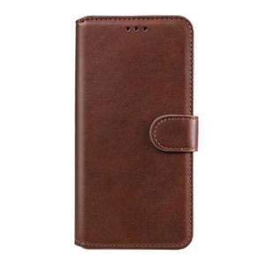 huismerk Voor iPhone 12 Classic Calf Texture PU + TPU Horizontale Flip Lederen case met Holder & Card Slots & Wallet(Brown)