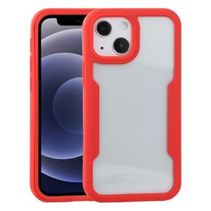 huismerk Acrylic + TPU 360 graden Volledige dekking Schokbestendige beschermhoes voor iPhone 13 Mini