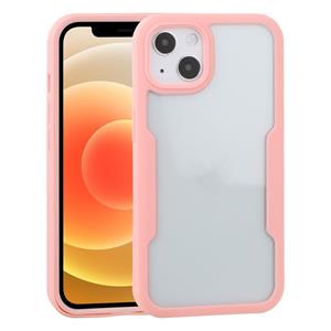 huismerk Acrylic + TPU 360 graden volledige dekking schokbestendige beschermhoes voor iPhone 13