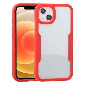 huismerk Acrylic + TPU 360 graden Volledige dekking Schokbestendige beschermhoes voor iPhone 13