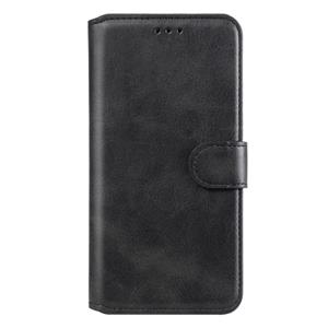 huismerk Voor Samsung Galaxy Note 20 Classic Calf Texture PU + TPU Horizontale Flip Lederen case met Holder & Card Slots & Wallet(Zwart)