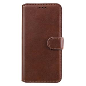 huismerk Voor Samsung Galaxy Note 20 Classic Calf Texture PU + TPU Horizontale Flip Lederen case met Holder & Card Slots & Wallet(Brown)