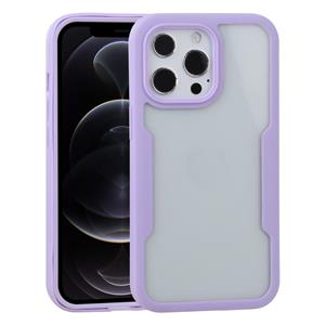 huismerk Acrylic + TPU 360 graden Volledige dekking Shockproof Beschermhoes voor iPhone 13 Pro (Purple)