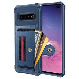 huismerk Voor Samsung Galaxy S10 ZM06 kaarttas TPU + lederen telefoonhoes