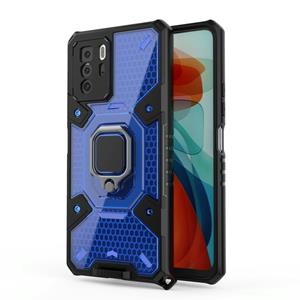 huismerk Voor Xiaomi Redmi Note 10 Pro 5G Space PC + TPU Ringhouder Beschermhoes