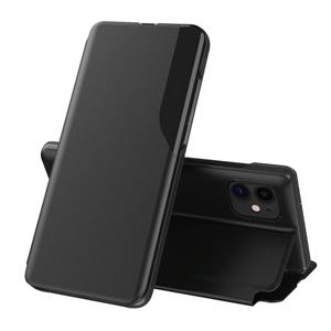 huismerk Voor OPPO Find X3 / Find X3 Pro Side Display Magnetische Schokbestendige Horizontale Flip Lederen Case met Houder (Zwart)