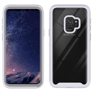 huismerk Voor Samsung Galaxy S9 Starry Sky Solid Color Series Shockproof PC + TPU Beschermhoes(Wit)