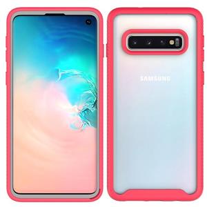 huismerk Voor Samsung Galaxy S10 Starry Sky Solid Color Series Schokbestendige PC + TPU beschermhoes(rood)