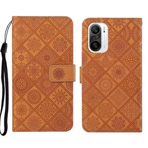 huismerk Voor Xiaomi Redmi K40 Ethnic Style Lederen telefoonhoesje met etnische stijl