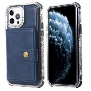 huismerk Portemonnee Kaart Schokbestendige Telefoon Case voor iPhone 13