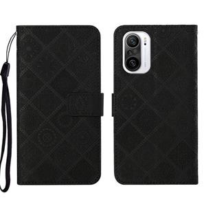 huismerk Voor Xiaomi Redmi K40 Ethnic Style Lederen telefoonhoesje met etnische stijl