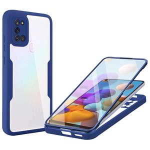 huismerk Voor Samsung Galaxy A21S Acrylic + TPU 360 graden Volledige dekking Shockproof Phone Case