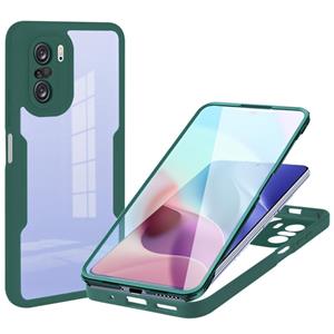 huismerk Voor Xiaomi Redmi K40 Acrylic + TPU 360 graden Volledige dekking Shockproof Phone Case