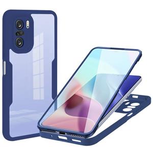 huismerk Voor Xiaomi Redmi K40 Acrylic + TPU 360 graden Volledige dekking Shockproof Phone Case