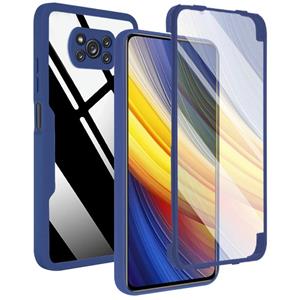 huismerk Voor Xiaomi POCO X3 NFC / X3 Acryl + TPU 360 graden Volledige dekking Shockproof Telefoonhoes